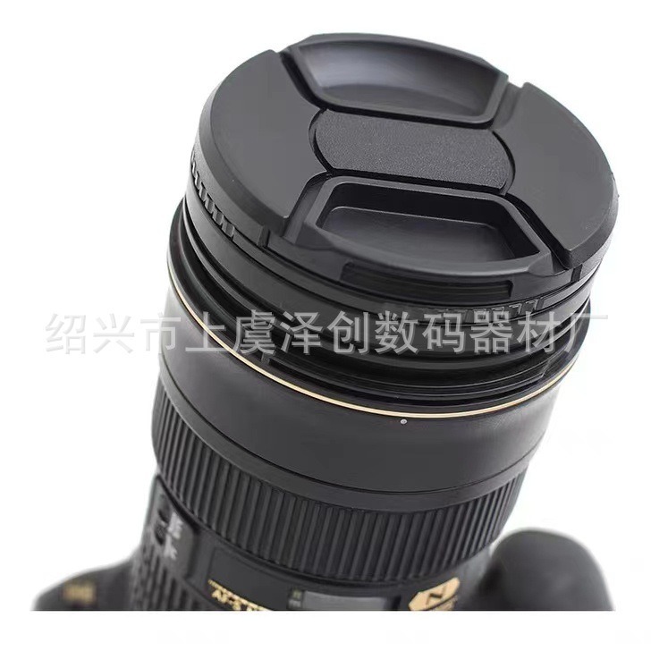 For Canon Nikon Wordless Lens Cover 49 52 55 58 62 67 72 7782mm Lens Cover