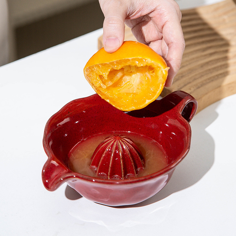 Креативная ручная соковыжималка с ручкой, керамическая соковыжималка для детского питания, удобная соковыжималка для лимонов, грейпфрутов и апельсинов