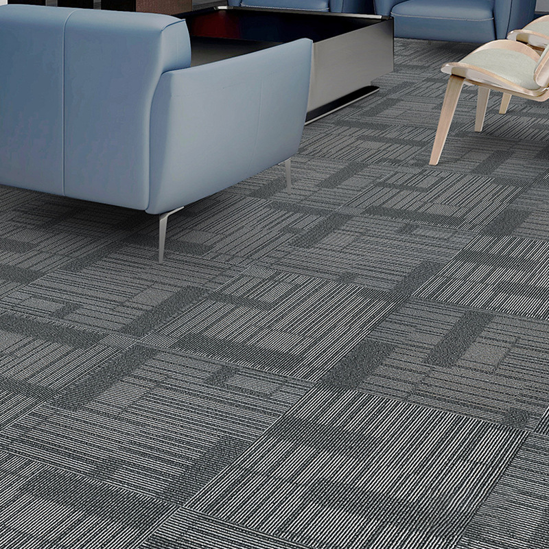 Cross-Border Self-Adhesive Polypropylene Flame-Retardant Carpet for Industrial, Commercial, Home, Office, Company, and Factory Large-Area Floor Mats