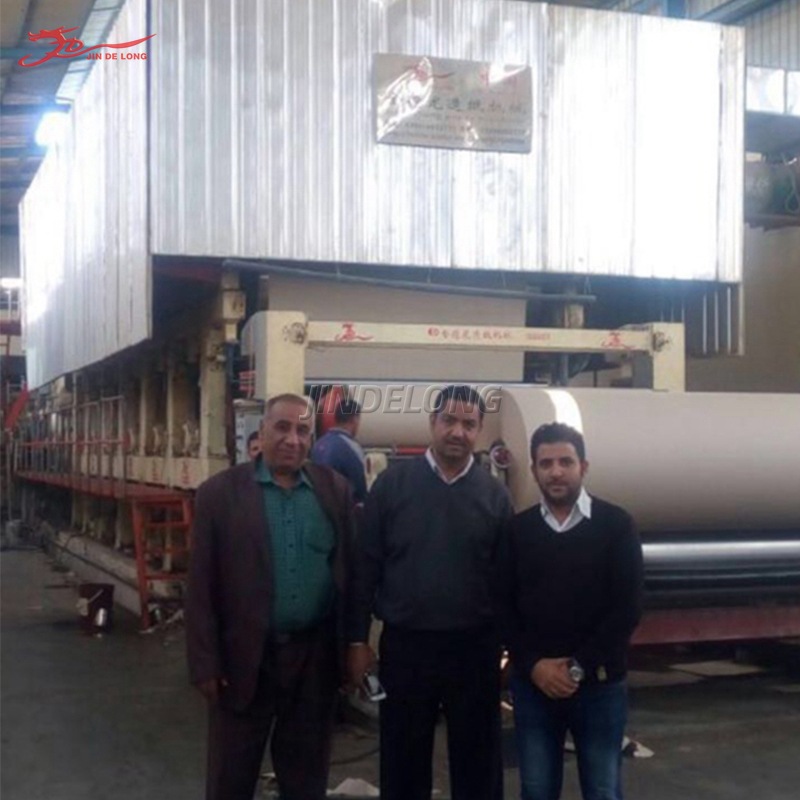 High Capacity Corrugated Paper Making Machinery Kraft Paper Noodle Paper Processing Equipment Waste Paper Recycling Machine Support Customization