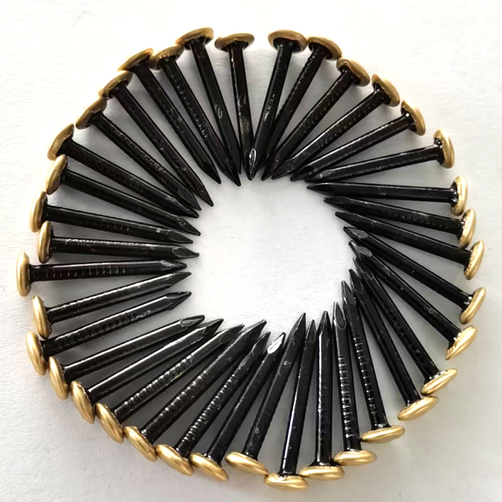 New Copper-Coated Nails, No. 55, Medium Carbon Steel, Various Specifications, Steel Nails That Are Not Easily Corroded, Commonly Used in Construction and Home Improvement