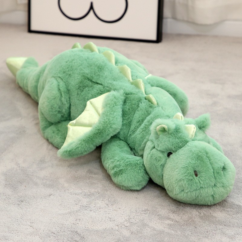 Little Flying Dragon Plush Toy Sleeping Pillow Large Dinosaur Doll Stuffed Toy for Girls Bed Sleeping Leg-Hugging Dinosaur Pillow