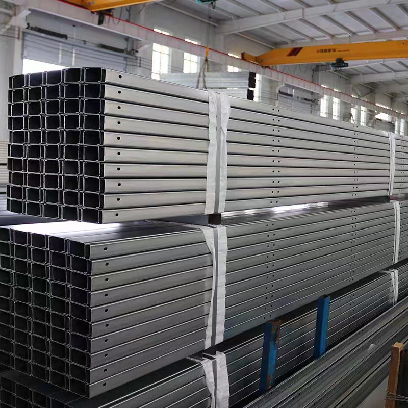 Zinc Aluminum Magnesium Square Tube Hot Dip Galvanized Square Tube Sunroom Column Photovoltaic Bracket Manufacturer Zinc Aluminum Magnesium Square Tube 275g