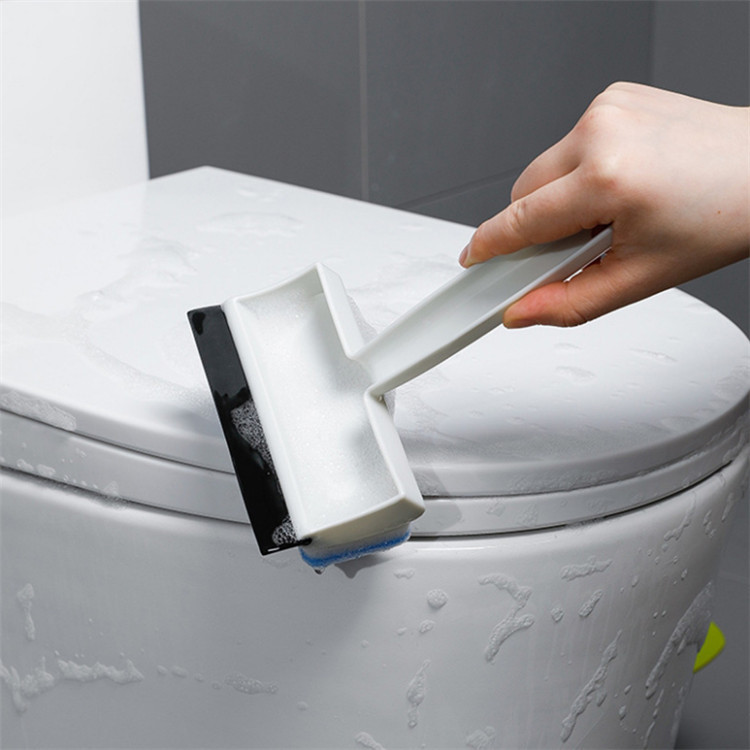 Bathroom Wall cleaning brush bathroom tile brush household window cleaning double-sided glass scraper mirror wiper
