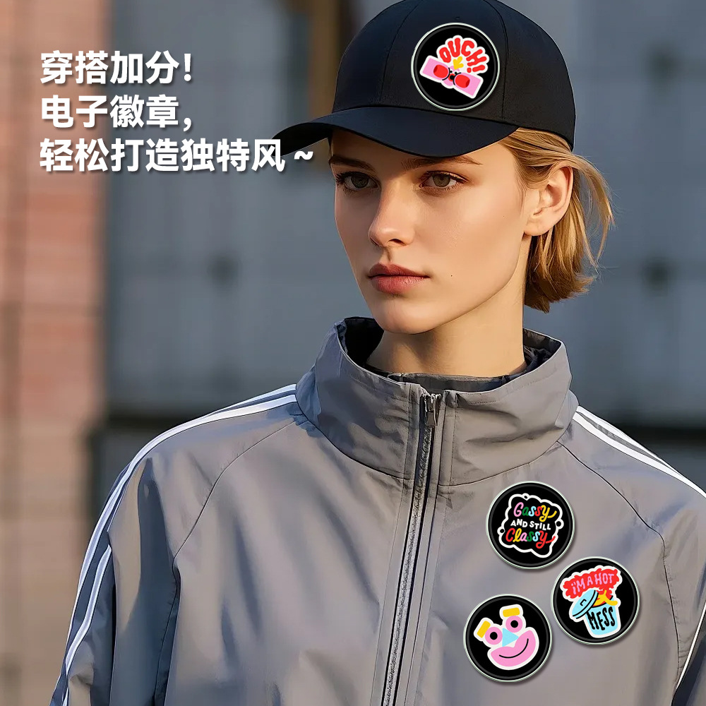 Cross-Border Black Friday Popular Anime Toys, Electronic Badges, Anime Football Fans’ Cosplay Concert Gifts