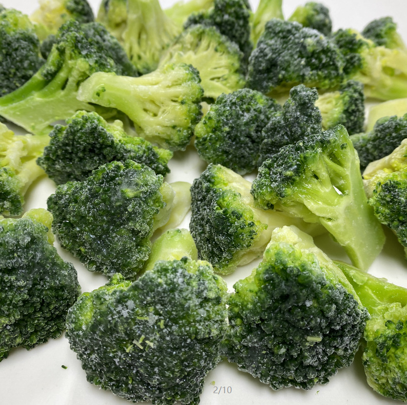Quick-Frozen Broccoli, Export Quality, Ready Supply of 3 to 5cm Frozen Broccoli, Processed by Shandong Manufacturers