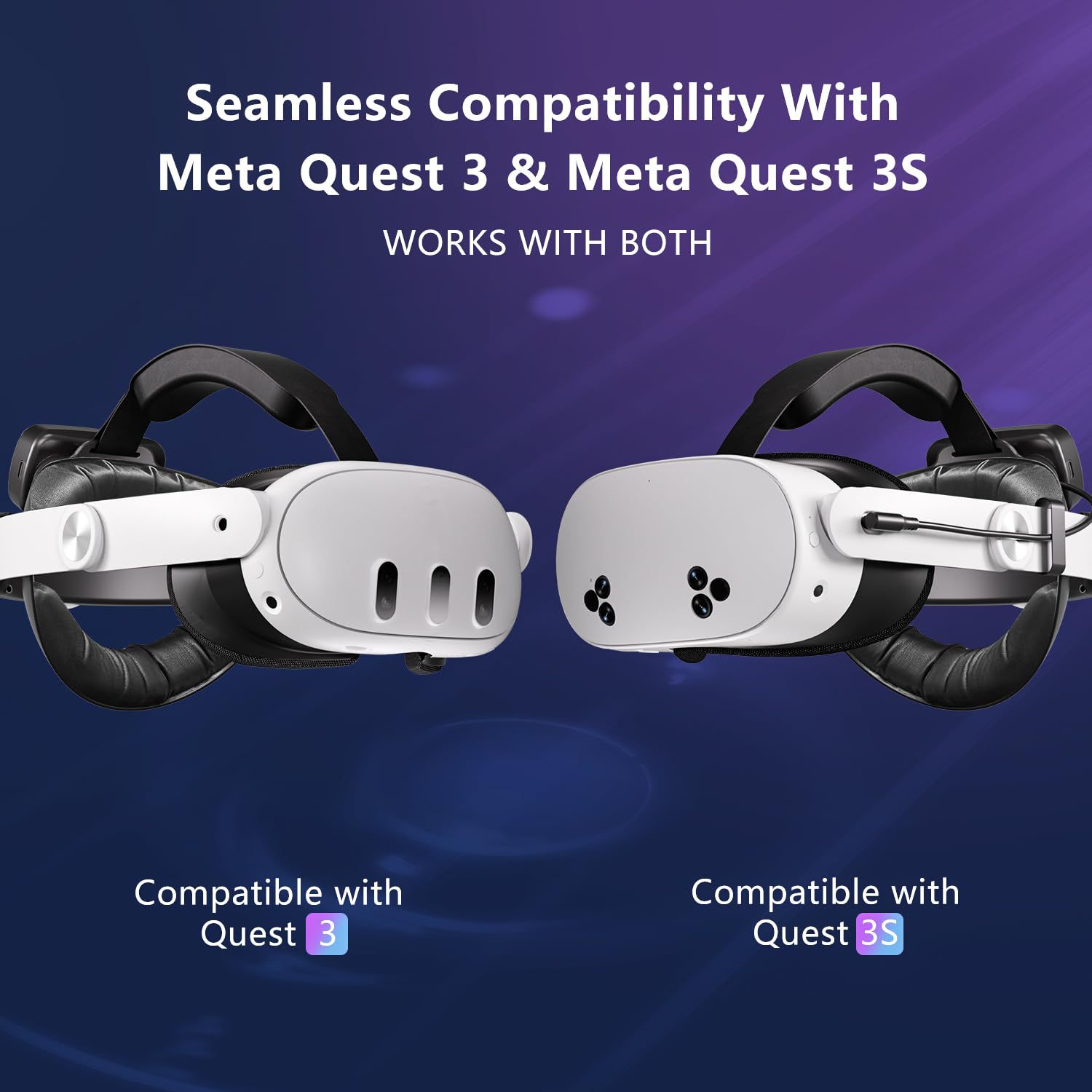 Meta Quest3 Quest3S Headband Magnetic Charging 10000 Mah Elite Head-Mounted Vr Accessories
