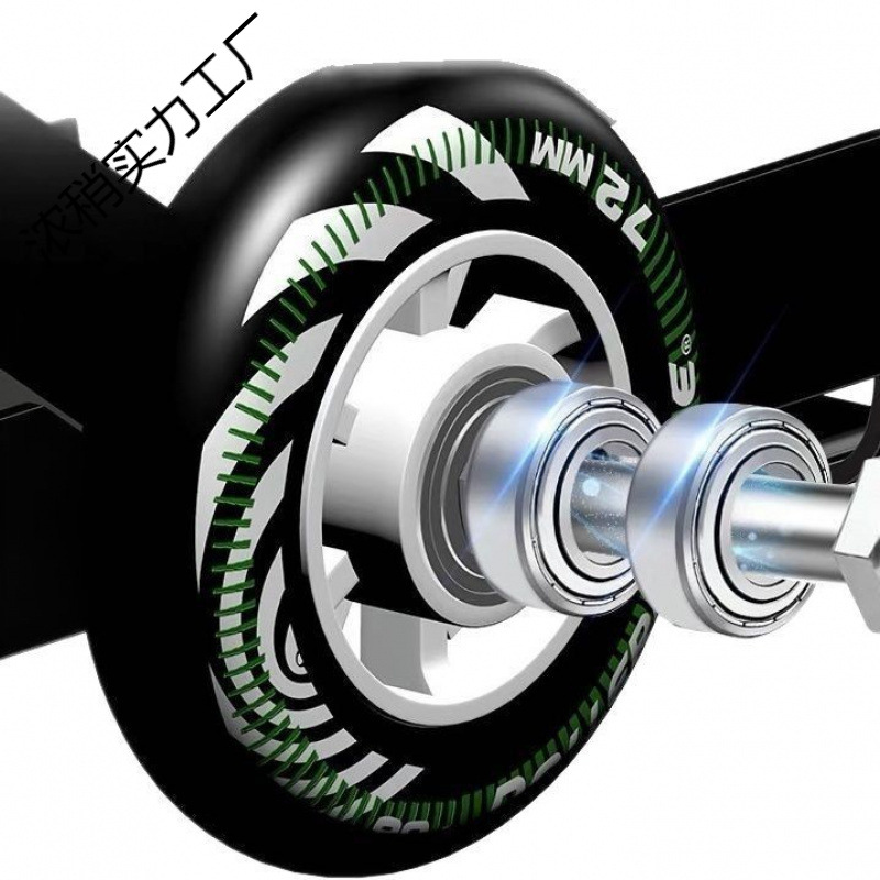 Electric Motorcycle Tire Blowout Self-Rescue Trailer, Two- or Three-Wheeler Flat Tire Emergency Auxiliary Riding Tire Booster