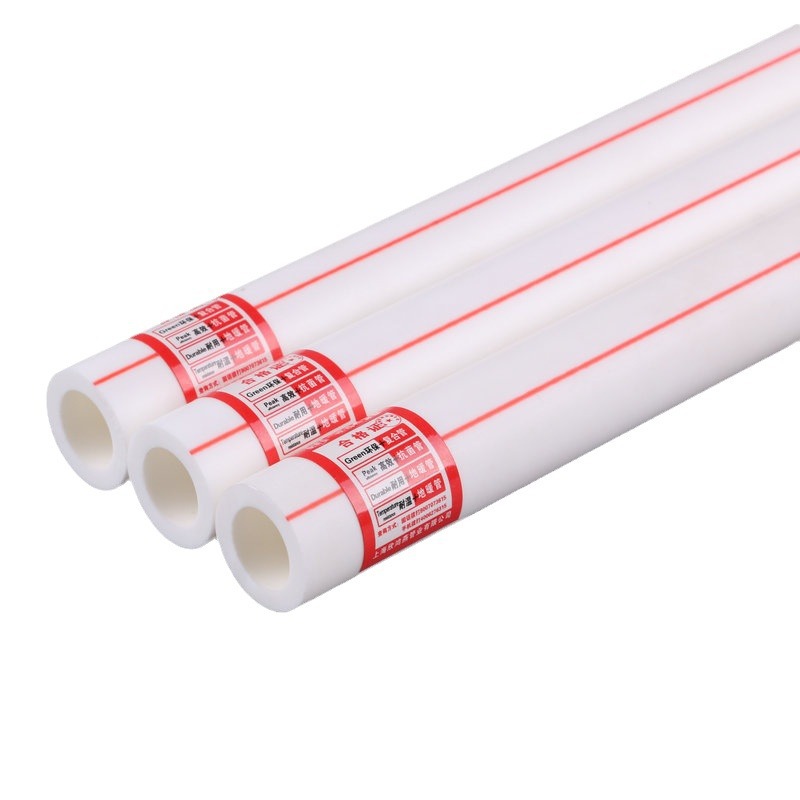 Manufacturer Wholesale Ppr Water Pipe Fittings Ppr Pipe Hot and Cold Water Pipe 4 Points Ppr Water Pipe Coal Modified Electricity Thickeneded Pipe