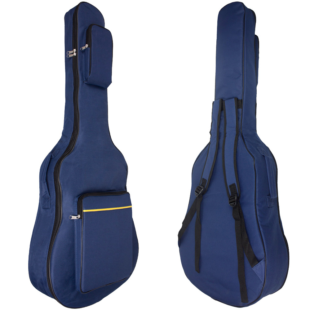 Factory Direct Sales Upgraded 41inch Folk Guitar Bag 36inch Acoustic Guitar Backpack 38inch Thickeneded and Cottoned with Printable
