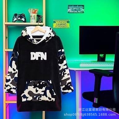 Lazy Clothes, Blanket Hoodie for Boys, Teenagers, Lazy People, Wearable Blankets, Extra Long Lazy Clothes