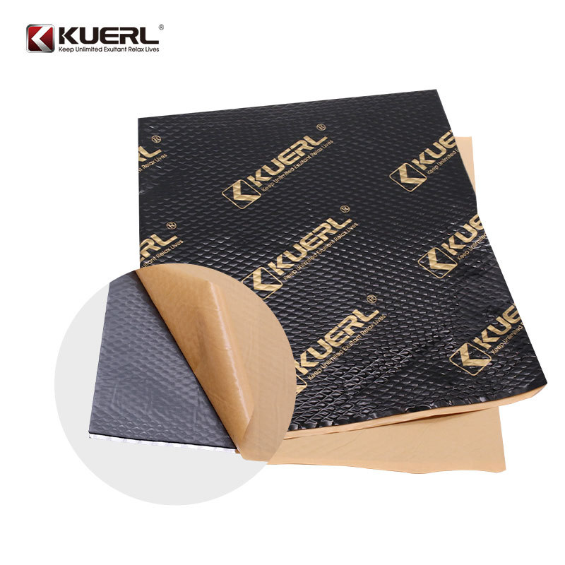 Wholesale thickened environmental protection butyl rubber shock stop plate automobile shock-proof sound insulation material shock stop plate