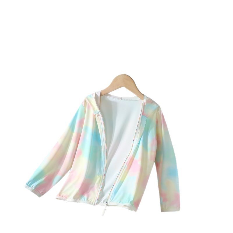 Girls' Sunscreen Clothing Summer New Anti-ultraviolet Boys' Skin-friendly Ice-sensitive Jacket for Going Out Lightweight Quick-drying Jacket Batch