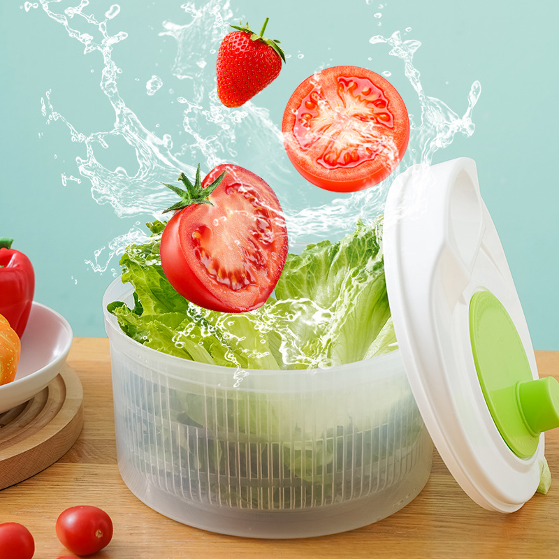Multifunctional Salad Dehydrator Vegetable Cutter Drain Basket Household Vegetable Fruit Cucumber Potato Slice Grater