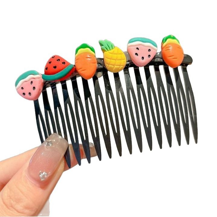 Children's Cute Broken Hair Comb Girls Cartoon Summer New Style Broken Hair Clip Women's Broken Hair Finishing Artifact Hairpin Hair Accessories