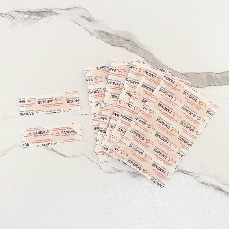 Кросс-бордерный производитель Amazon оптом водонепроницаемая дышащая повязка цвет кожи английская версия, независимо упакованная