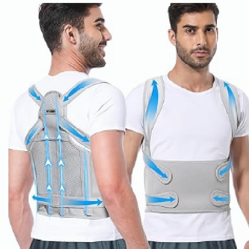Cross-border back loop waist posture orthopedic unisex anti-hump adjustable invisible pressure correction strap