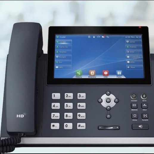 Yealink Sip-T48U Color Screen Gigabit Port Network Phone Landline with Wifi Bluetooth Recording