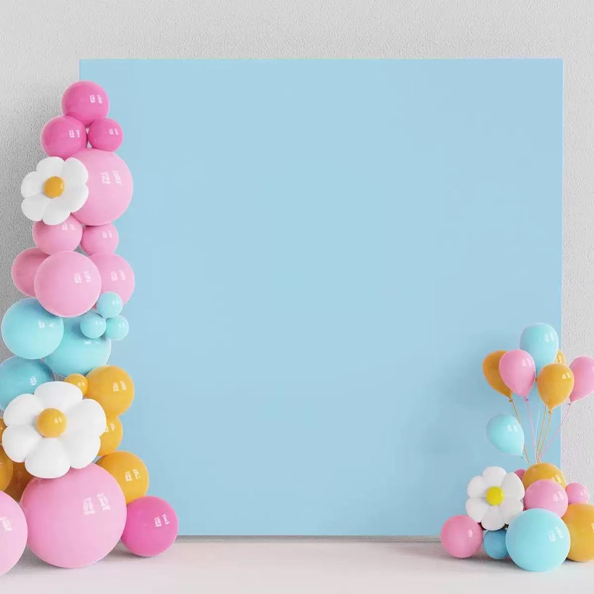 Arch-Shaped Background Elastic Fabric Cover for Birthday Parties, Weddings, White Square Arch, Special Elastic Fabric for Weddings