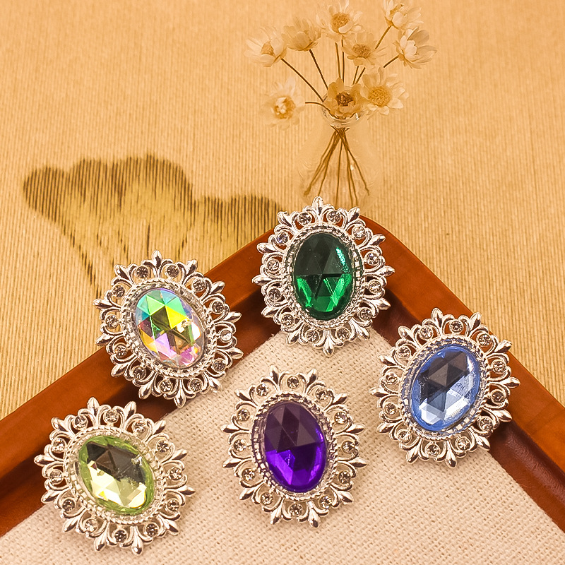 Корейская версия новых алюминиевых аксессуаров для волос с жемчугом и стразами, DIY аксессуары для сумок, свадебные головные уборы, обувь и одежда, ручная работа