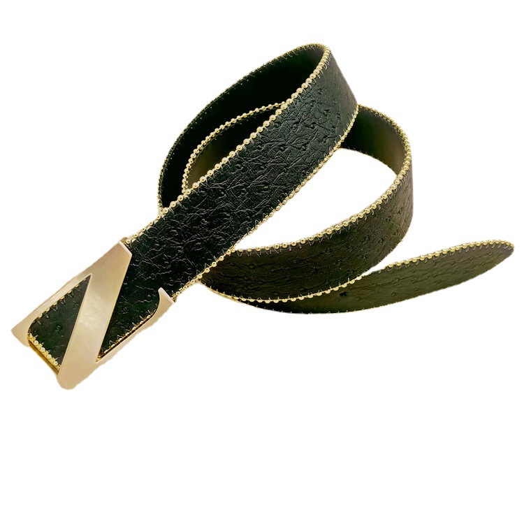 Guangzhou Leather Goods Manufacturer Customized Genuine Leather Belts for Men and Women Business Casual Belts with Large Quantity and Favorable Price