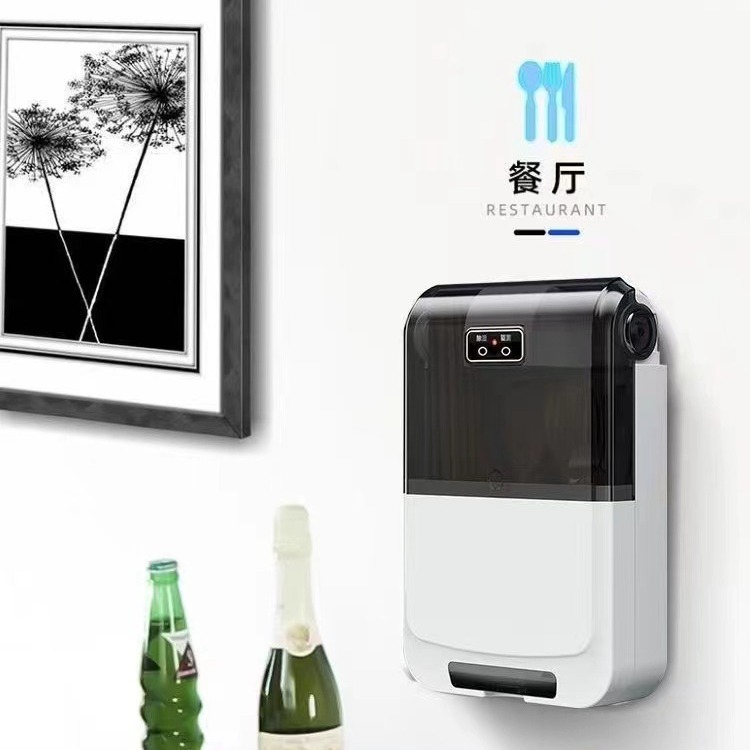 Household Multifunctional Chopsticks Cage Kitchen Wall-mounted Hole-free UV Disinfection Dust-proof Drain Drain Disinfector