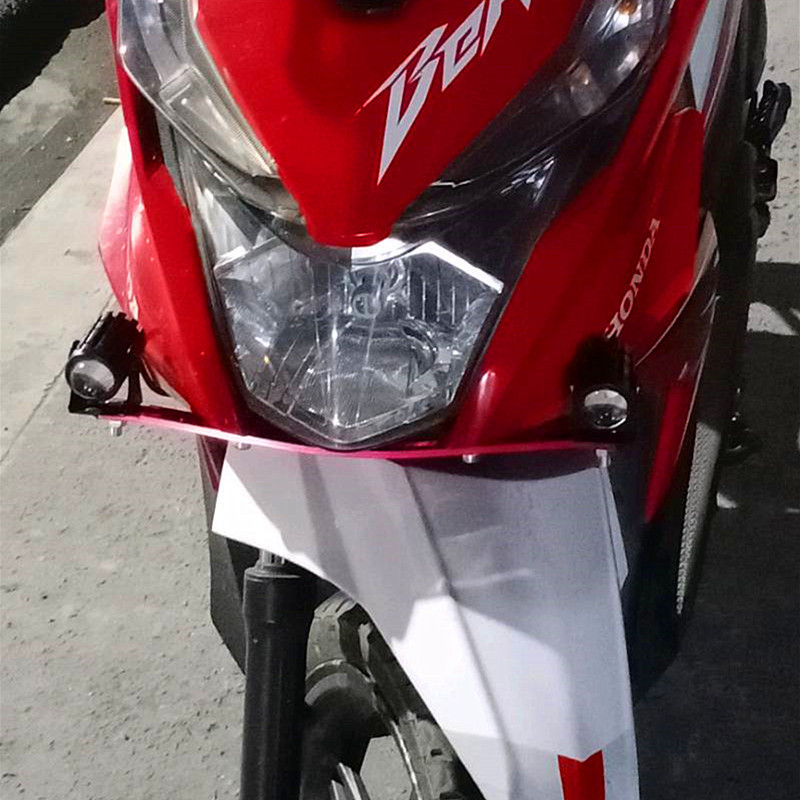 led motorcycle lamp waterproof small steel gun two-color electric car motorcycle spotlight fog lamp modified car lamp cross-border