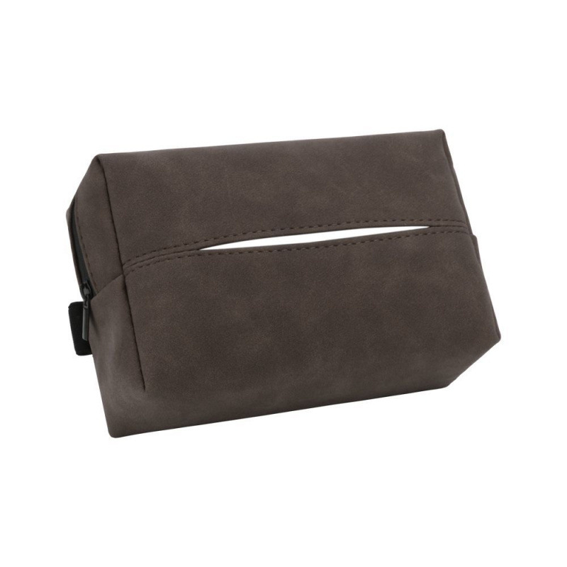 Suede Car Tissue Bag Wholesale Car Tissue Box High-Value Universal Tissue Bag Car Supplies