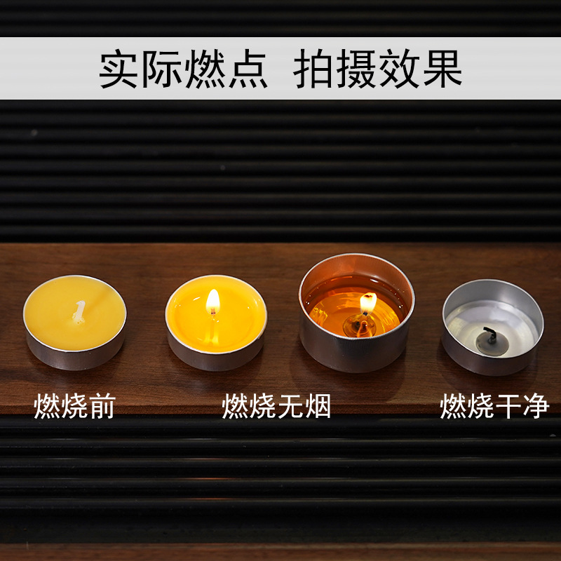 Butter Lamp 4 Hours 100 Candle Lamps for Buddha Everlasting Lamp Butter Lamp Plum Blossom Buddha Supplies Customized