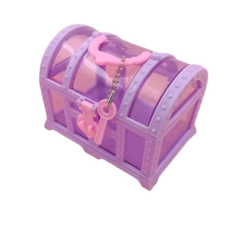 Factory Direct Sales Transparent Artificial Girl Heart Storage Treasure Box Pink DIY Jewelry Box Jewelry Packaging Box Wholesale