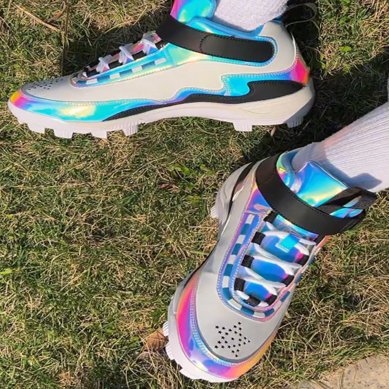 Baseball Spikes, Wear-Resistant, Non-Slip, Shock-Absorbing Men's Training Shoes, Professional Sports Shoes, Support Team Customization Logo