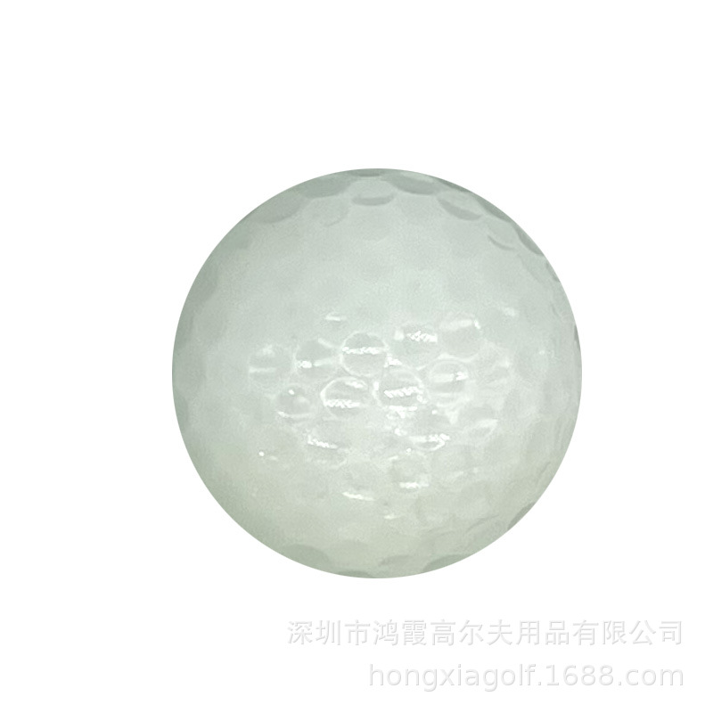 New golf golf luminous ball golf fluorescent ball automatic light absorption luminous fluorescent night ball