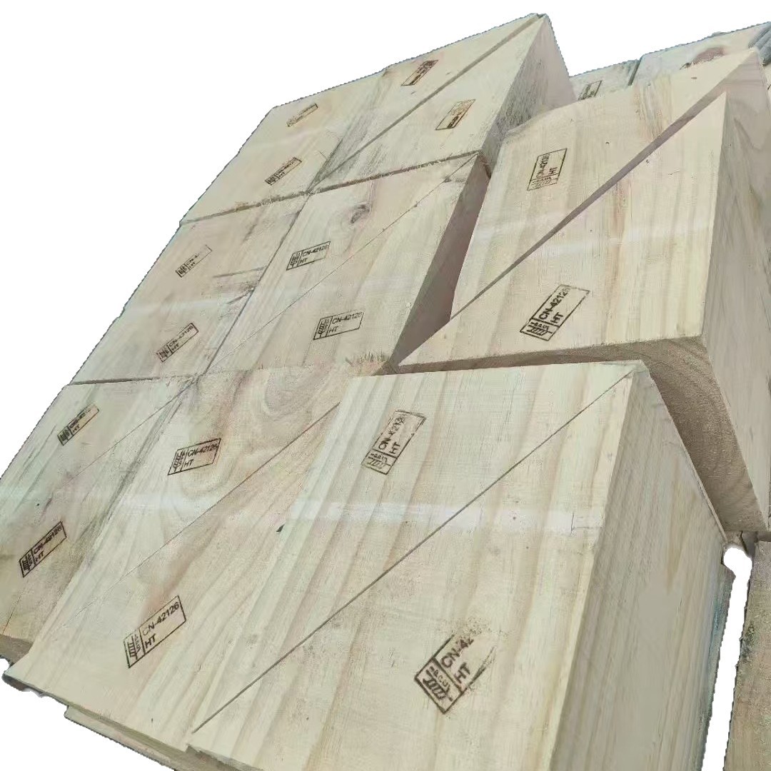 Export Fumigation Triangular Wood Support Wood Logistics Container Stopper Wood Wedge Solid Wood Fumigation Wood Square Customization