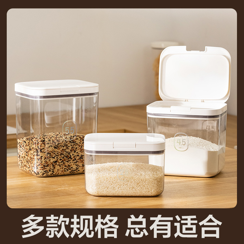 Anya Noodle Container, Household Sealed Storage Jar, Food-Grade Storage Container Specifically for Noodles, Insect-Proof and Moisture-Proof Rice Storage Container