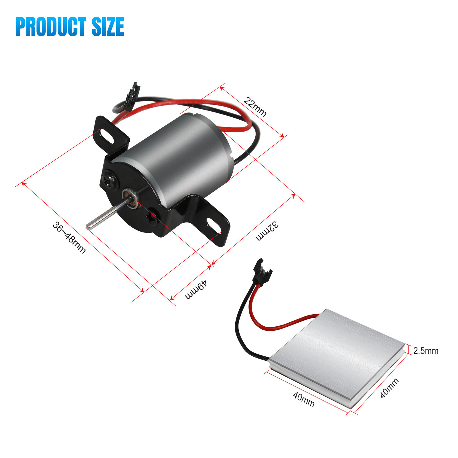 Fireplace fan repair accessories motor thermoelectric generator set suitable for most general fireplace fans