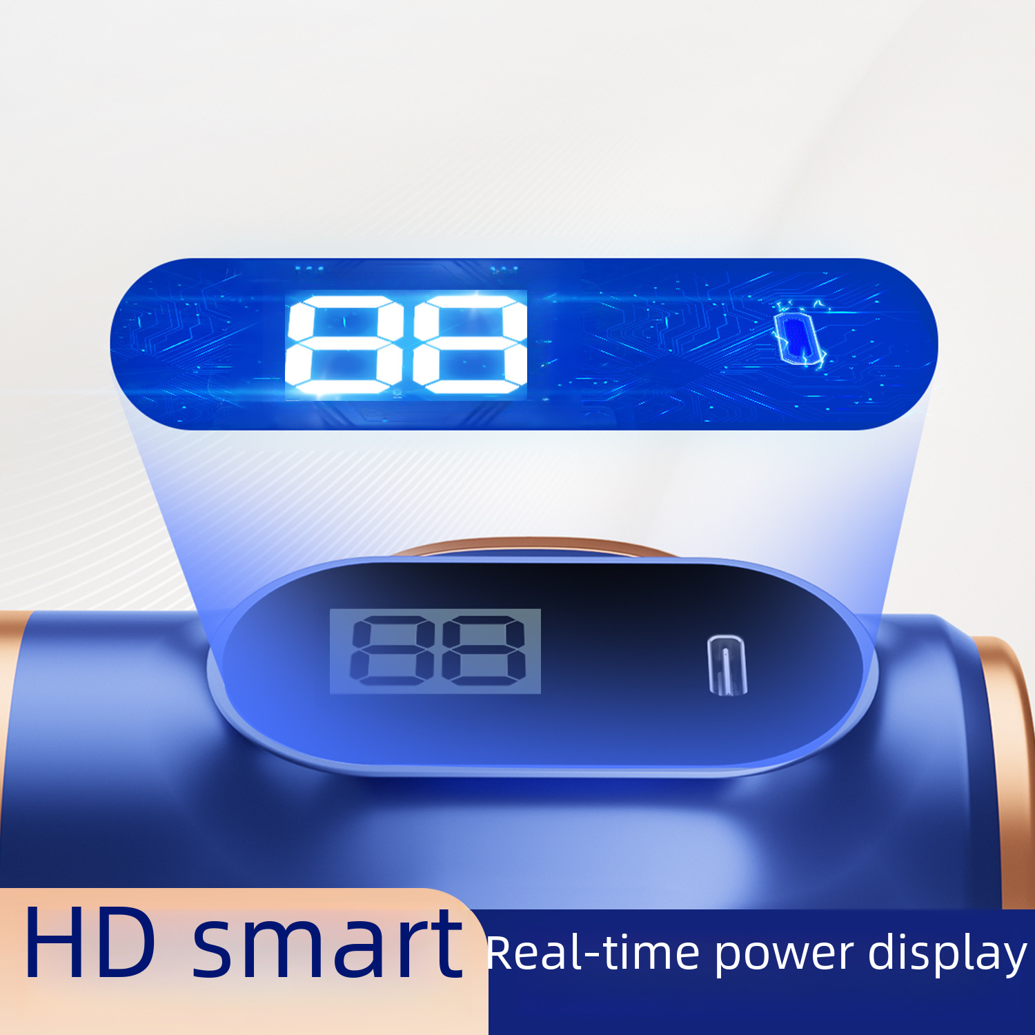 Household small charging high-power car handheld vacuum cleaner suction and blowing dual-use large suction wireless car vacuum cleaner