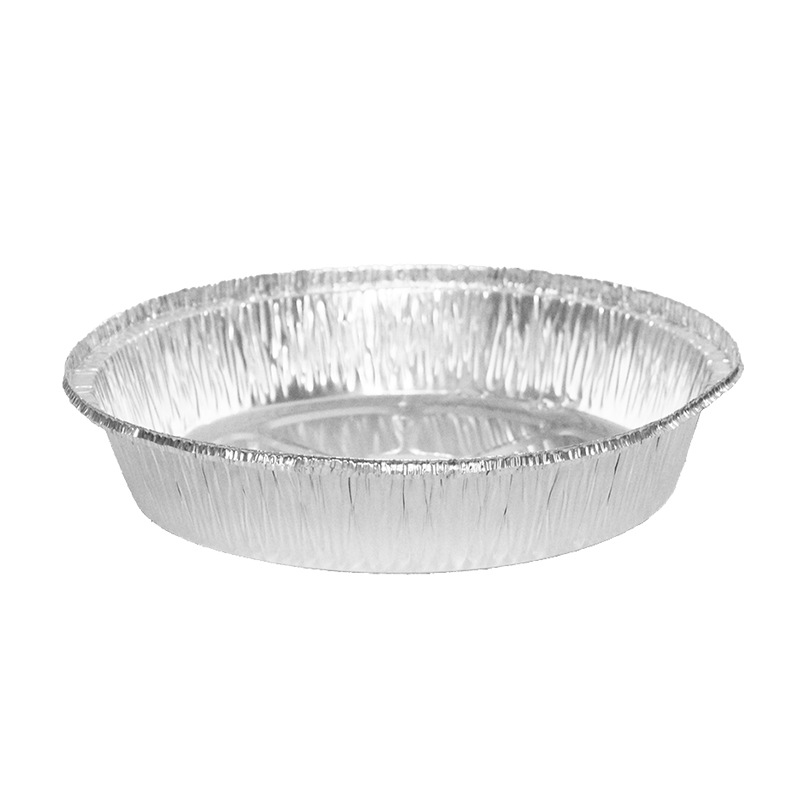 Air Fryer Special Tinfoil Bowl Tinfoil Plate Round Disposable Aluminum Foil Plate Household Thickeneded Oven Baking Customization