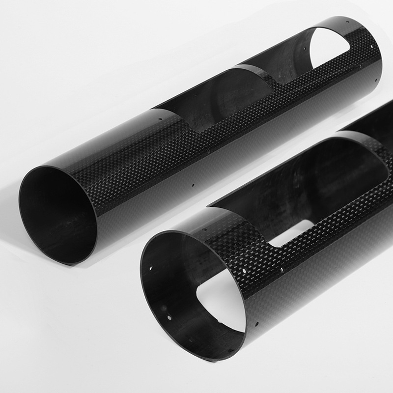 3K High-Strength Carbon Fiber Tube, High-Precision Cnc Processing, Diameter 3-300mm, High Temperature Resistant Carbon Tube
