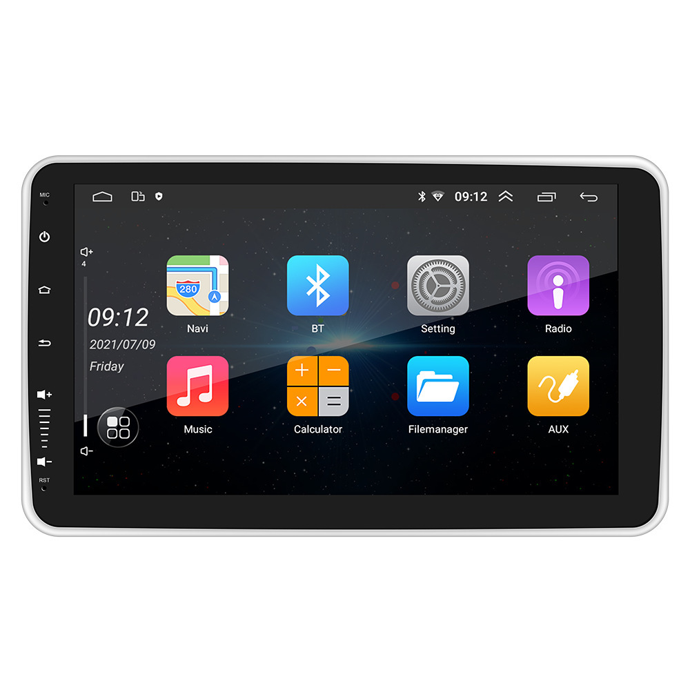 Car Android shake head machine large screen navigation 10.1 inch universal all-in-one machine 360 degree rotating MP5/MP3 player