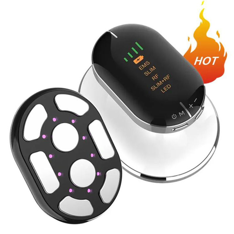 Cross-Border Radio Frequency Slimming Instrument, Home Belly Reduction, Body Shaping, Fat Pushing Machine, Fat Blasting Body Massage Introduction, Colored Light Microelectricity