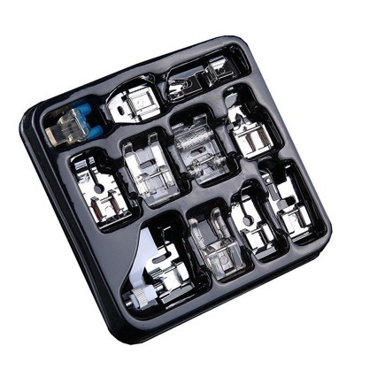 Source Manufacturer Household Sewing Machine Presser Foot Multi-Functional Sewing Accessories 11 Kinds of Presser Foot Set