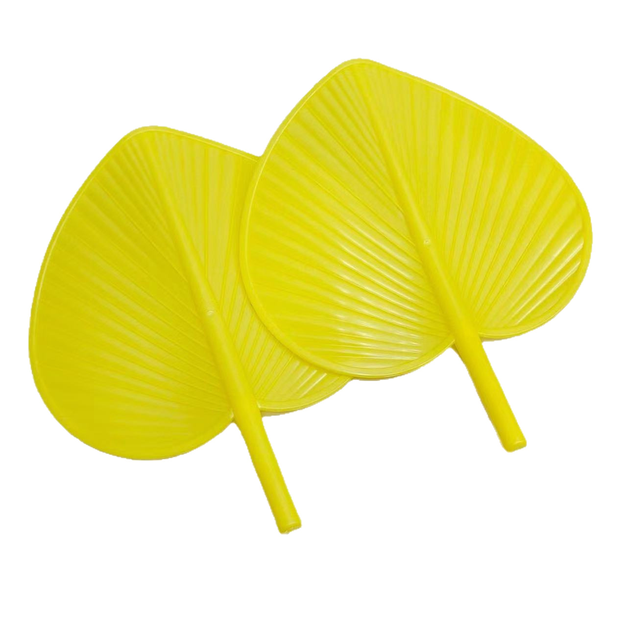 Spot new plastic hand-cranked cattail leaf fan increased anti-break traditional old-fashioned household cool fan summer banana fan