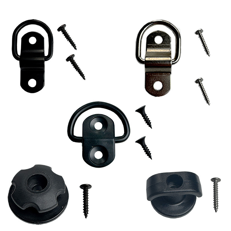 Запчасть для крепления заднего багажника пикапа, модифицированное D-образное кольцо, металлическое кольцо, винт, усиление