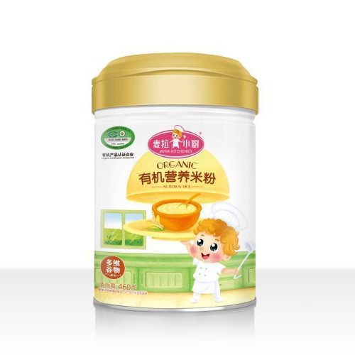 Myla Little Chef Organic Nutritional Rice Powder Probiotics High-Iron Baby Food Supplement Millet Rice Paste Infant Organic Selection