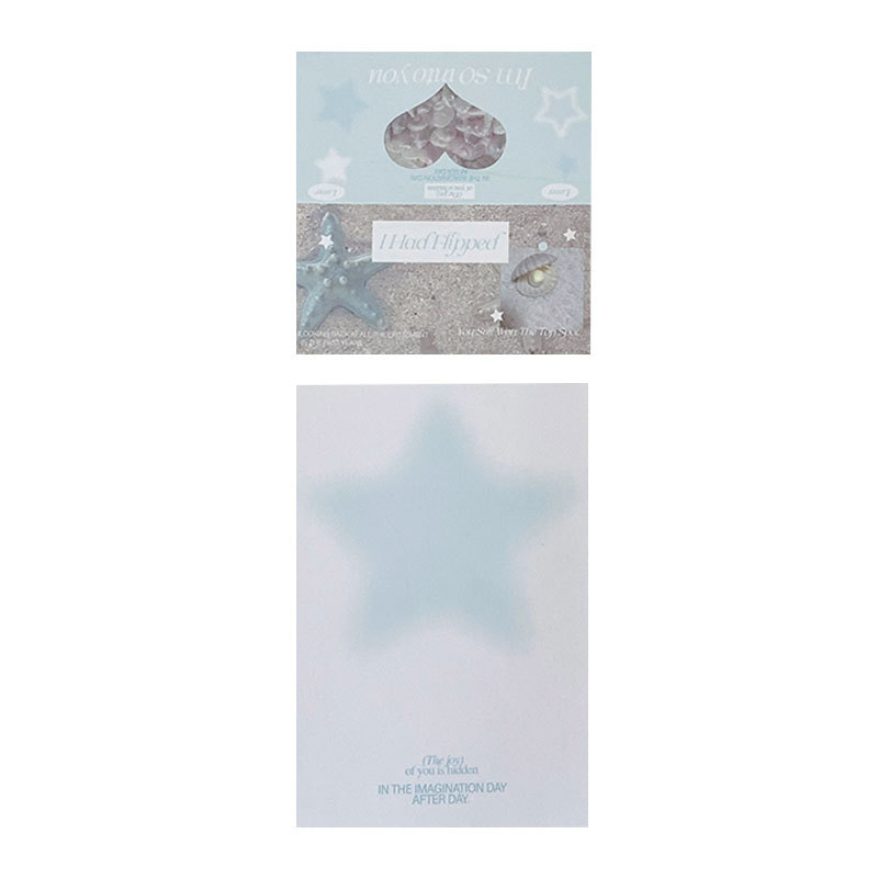 Ins Korean Card Head Card Back Packaging Base Card Korean Packaging Out Card Protection Jewelry Baking Gift Packaging Card