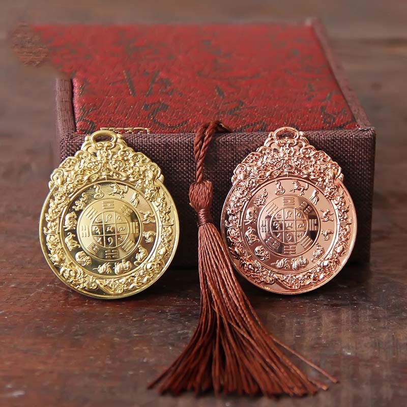 Манджушри Девять Дворцов Багуа Бренд Мужской Подвеска Пара Ожерелье Бренд Мужской и Женский Подвеска Подвеска Ключевые Аксессуары