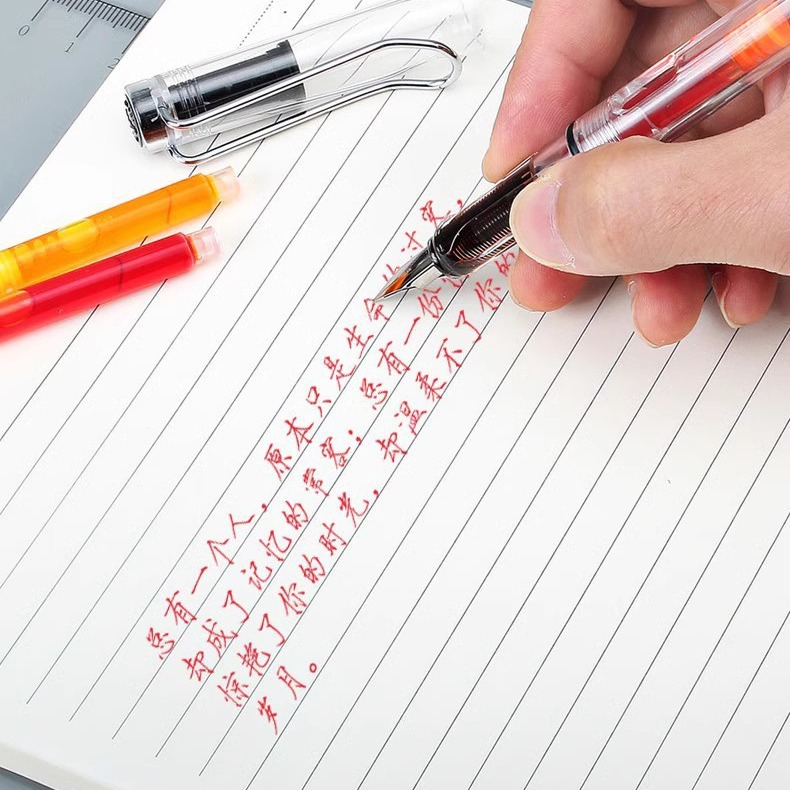 12 Color Ink Sac Student Pen Ink Sac 3.4 Caliber Pen Universal Replaceable Non-Carbon Ink Sac