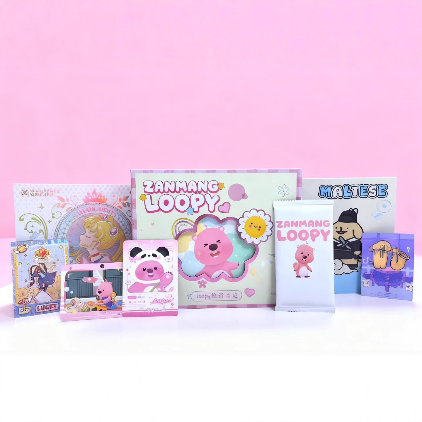 Blind Box Ruby Loopy Is Very Busy Series Card Customization Star Animation Peripheral Collection Card Collection Card Customization