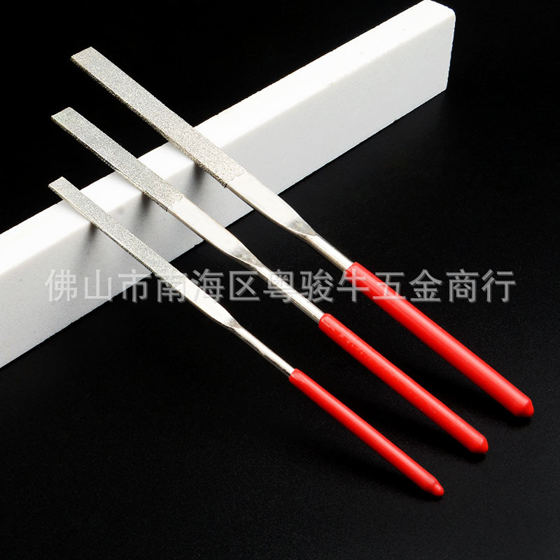 Factory Direct Supply Diamond File Aluminum Plate File Handmade DIY Tool Model File Burr Grinding File