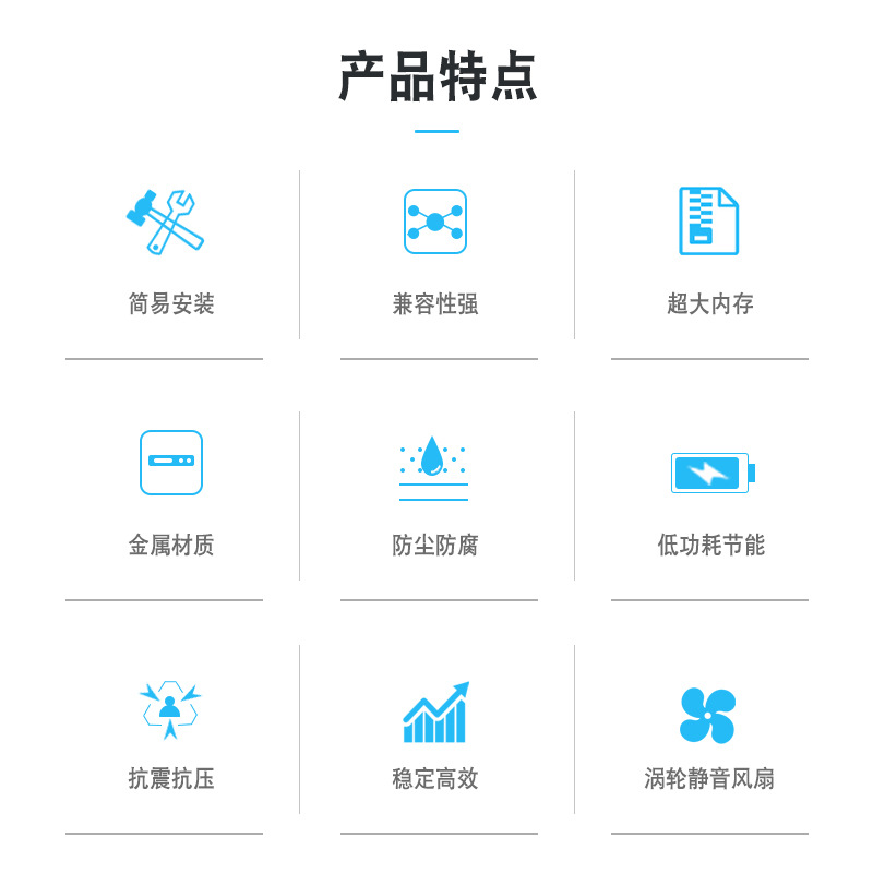 Brand Dual Power Supply Bc-U103-3 1900 Industrial Control Host Bister